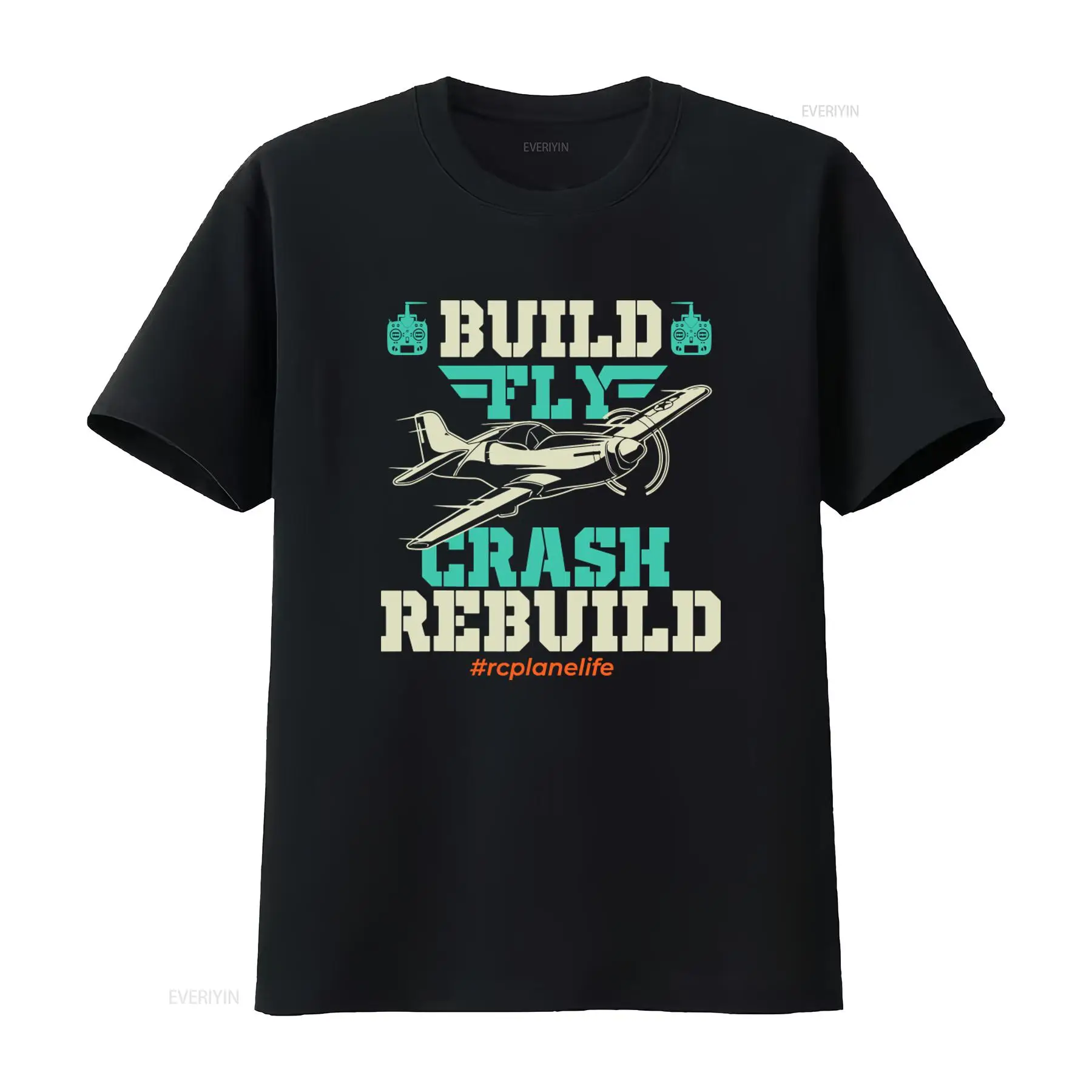Vintage Fashion Build - Koszulka dla pilota samolotu RC: Buduj,