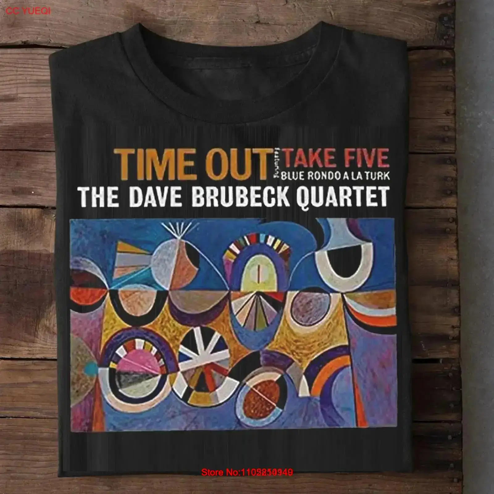 Vintage Fashion Jersey - Koszulka Vtg Dave Brubeck Quartet Time