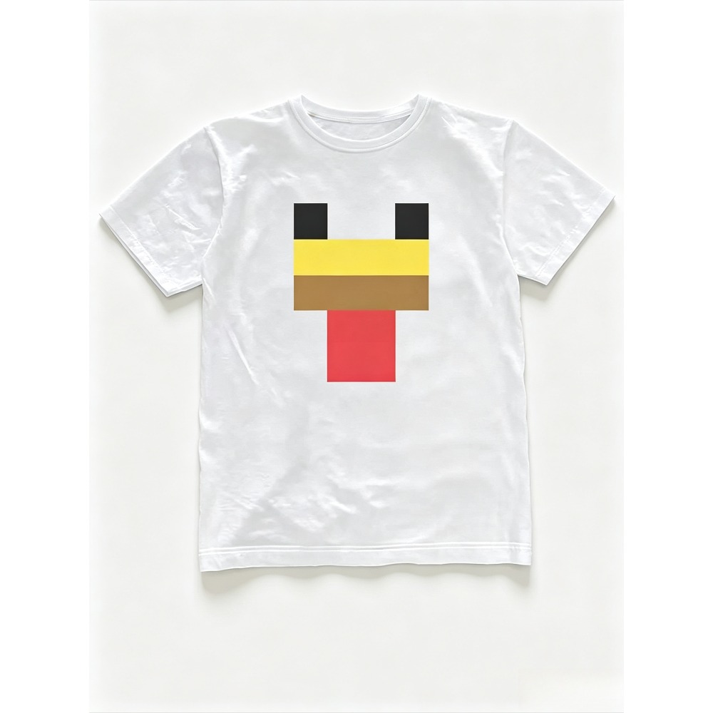 Vintage Fashion Game - Minimalistyczna grafika kurzej twarzy na koszulce