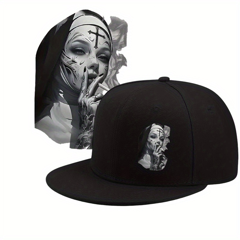 Vintage Fashion Hats - Modna czapka baseballowa z płaskim daszkiem,