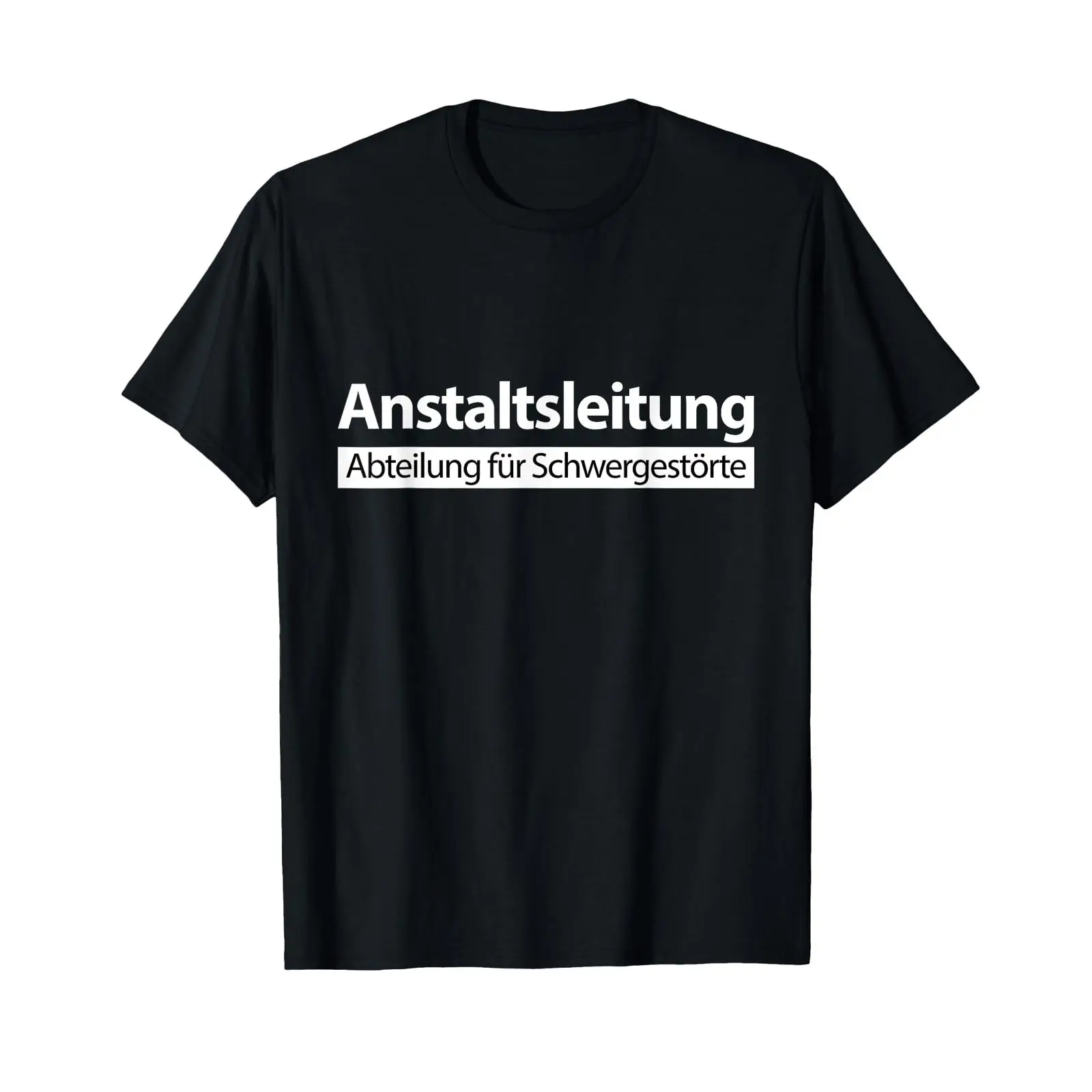 Vintage Fashion Jobs - Koszulka Anstaltsleitnße Anstaltsleitung z zabawnymi napisami