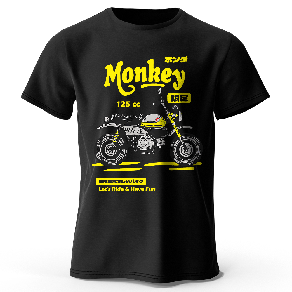 Vintage Fashion Sketches - Koszulka z rysunkiem motocykla w stylu