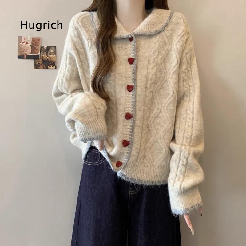 Vintage Fashion Dolls - Sweter damski plus size w stylu