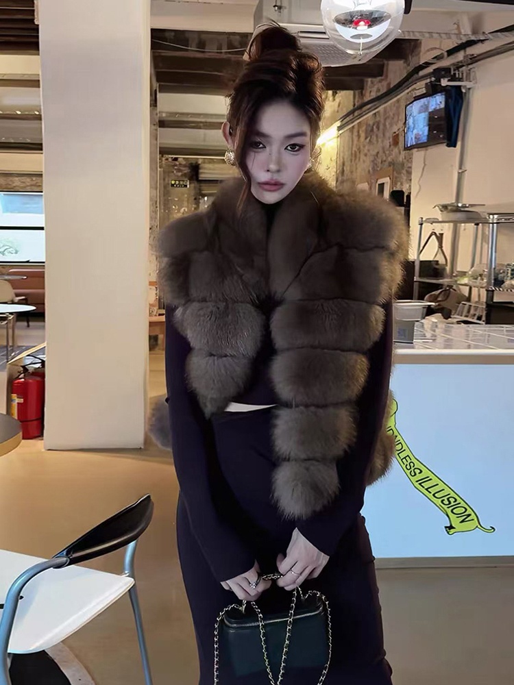 Vintage Fashion Years - Ekologiczna pluszowa kurtka damska w stylu