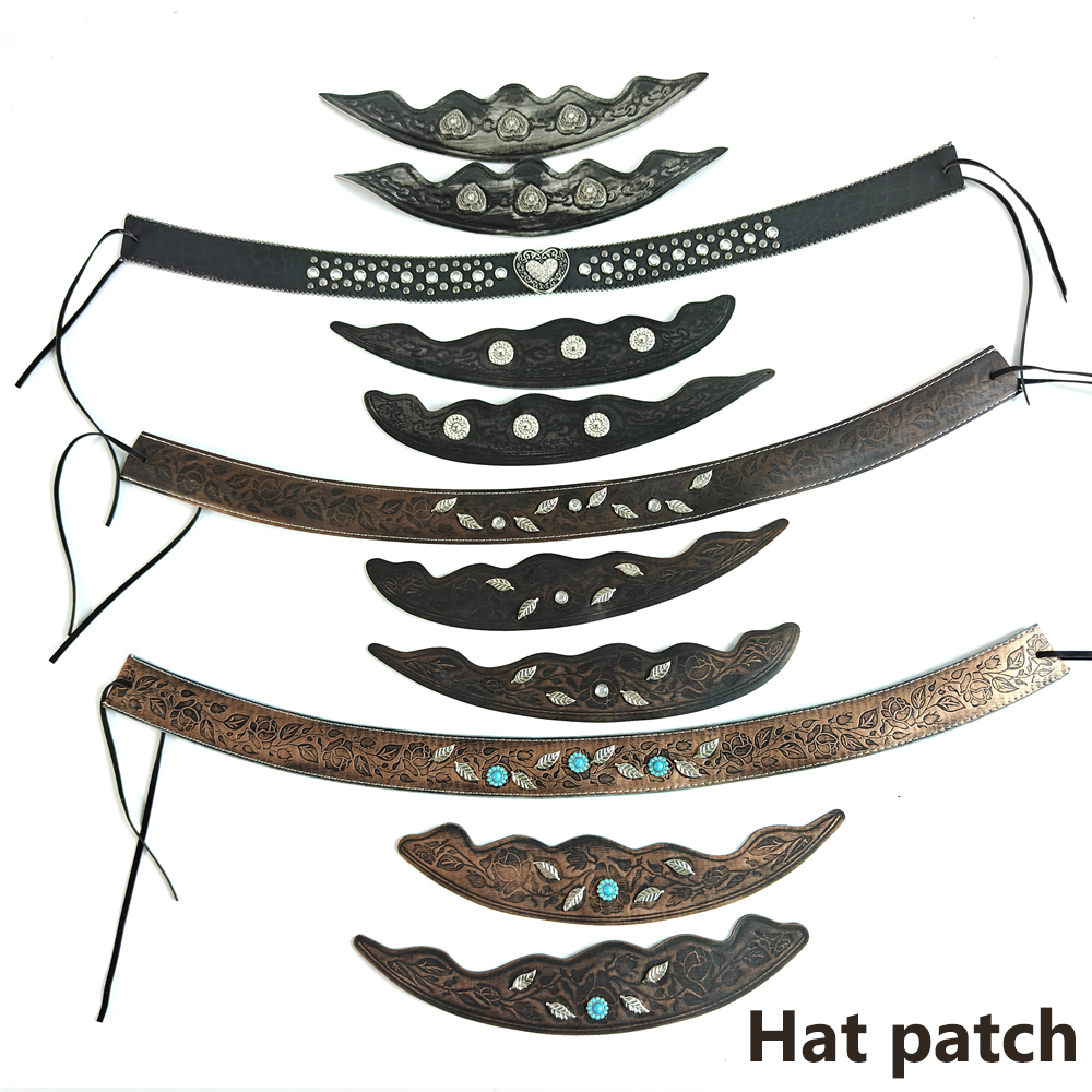 Vintage Fashion Hats - Skórzany pasek do kapelusza w stylu