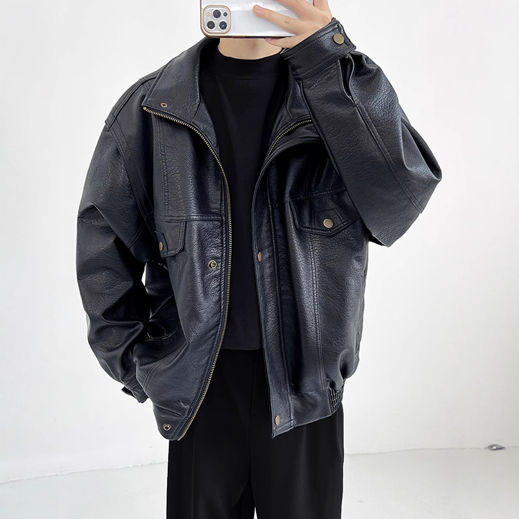 Męska kurtka motocyklowa ze sk – Vintage Windbreaker Nylon recenzja i cena