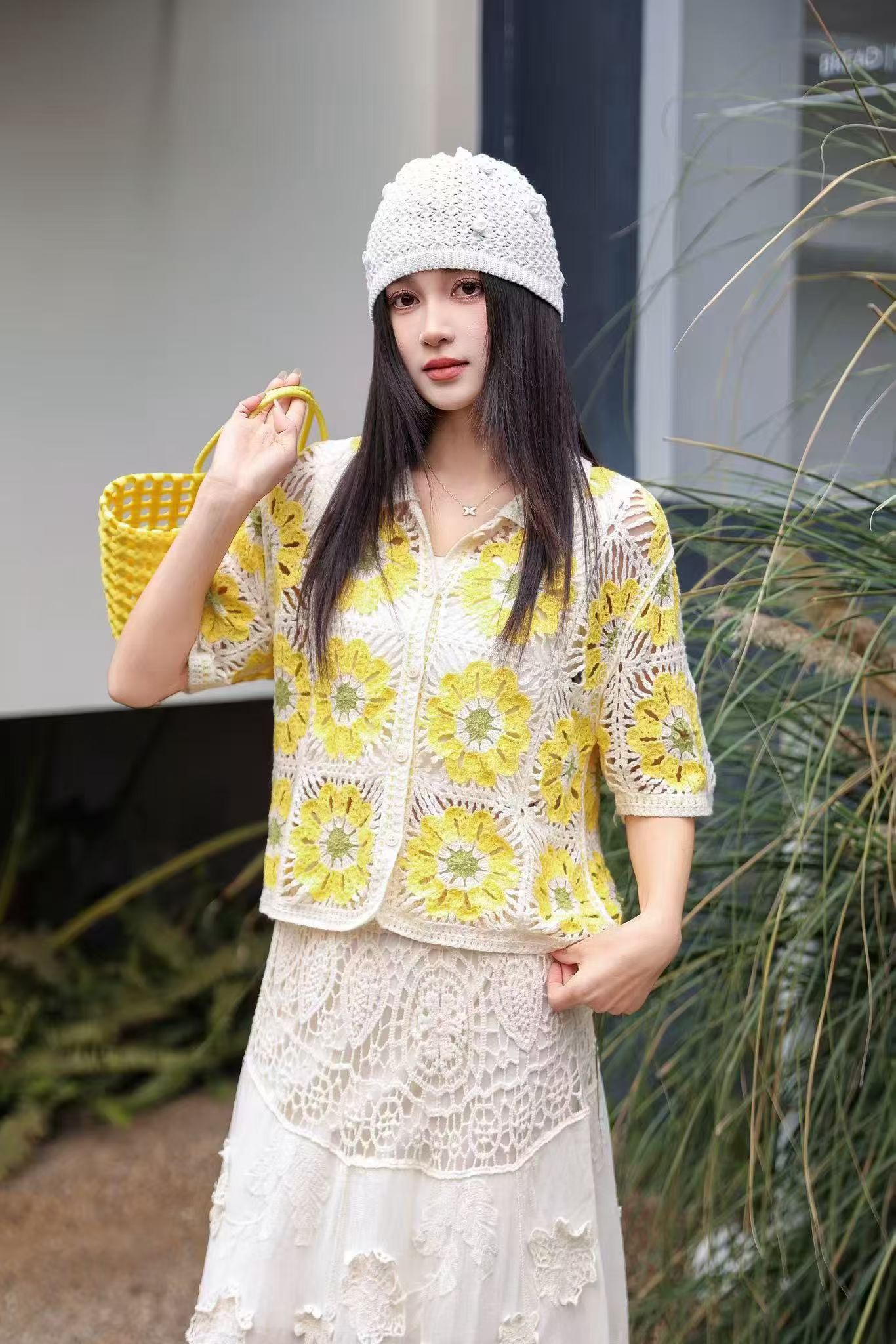 Koszulka polo z kwadratami gra – Crochet Top Boho recenzja i cena