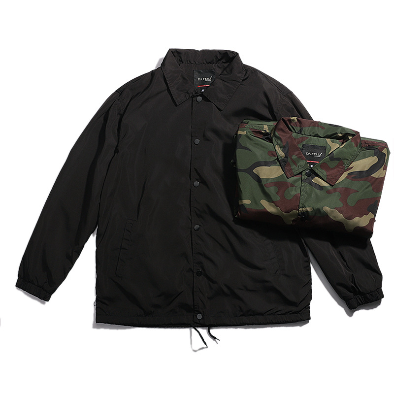 Nylonowa czarna kurtka przeciw – Vintage Windbreaker Nylon recenzja i cena