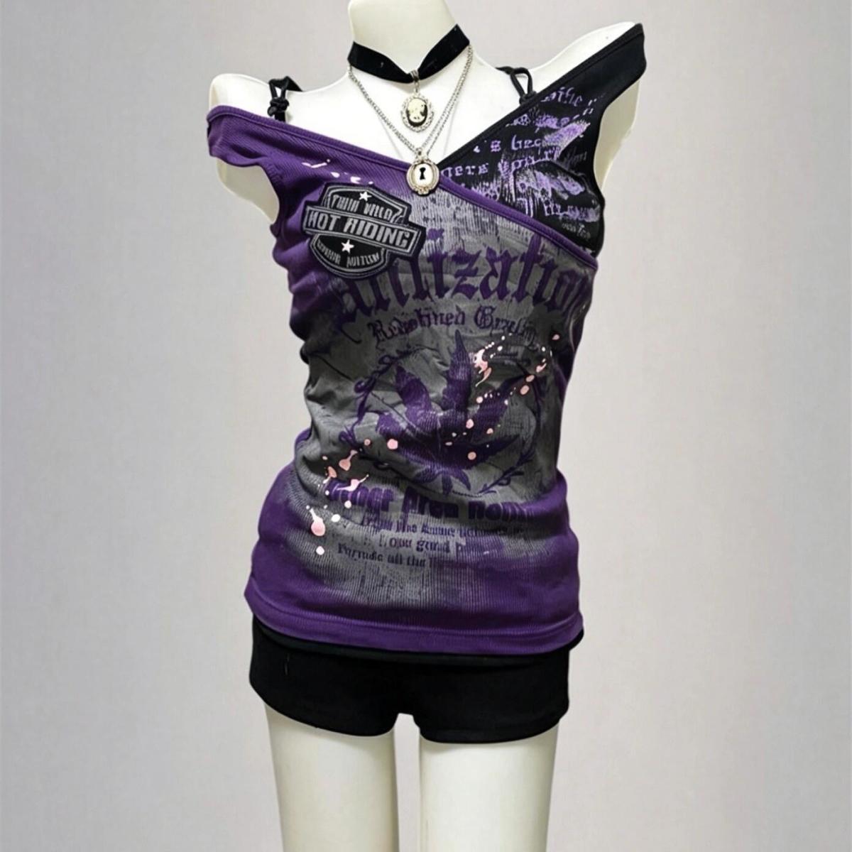 Gotyckie koszulki T-shirty Y2k – Vintage Fashion Subculture recenzja i cena