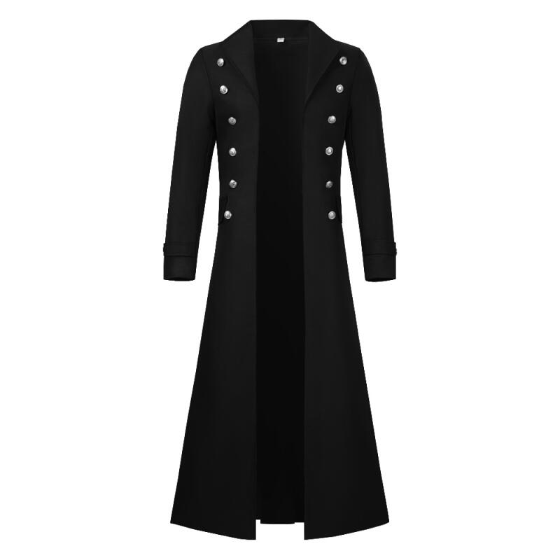 Męskie płaszcze w stylu gotyck – Vintage Trench Coat recenzja i cena