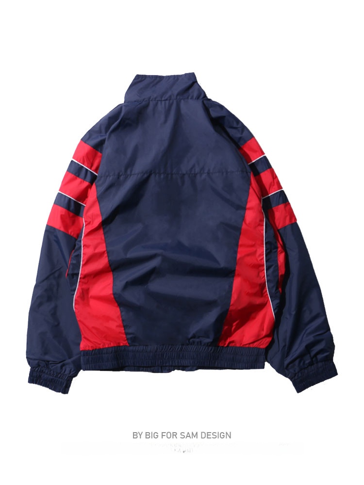 Duża męska kurtka w stylu vint – Vintage Windbreaker Nylon recenzja i cena