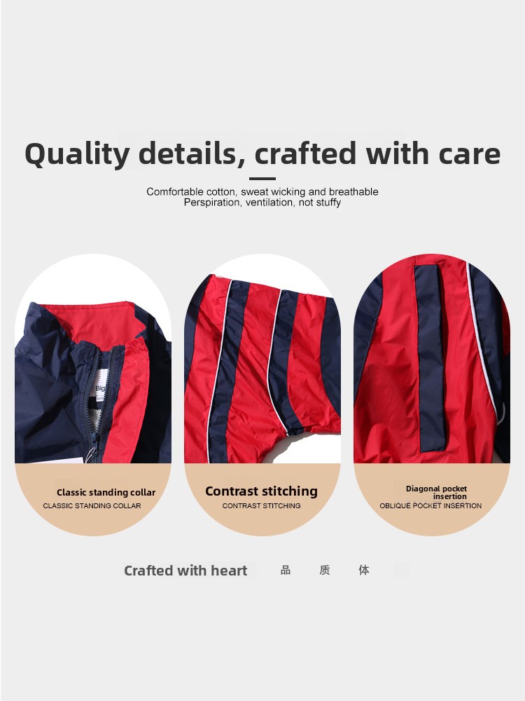 Duża męska kurtka w stylu vint – Vintage Windbreaker Nylon recenzja i cena