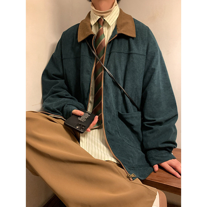 Męska kurtka bomberka w stylu  – Vintage Windbreaker Nylon recenzja i cena