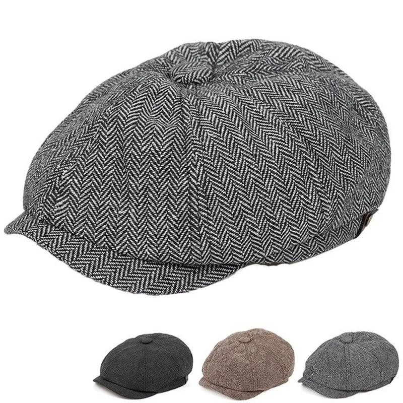 Męska bawełniana ośmiokątna cz – Vintage Fashion Hats recenzja i cena