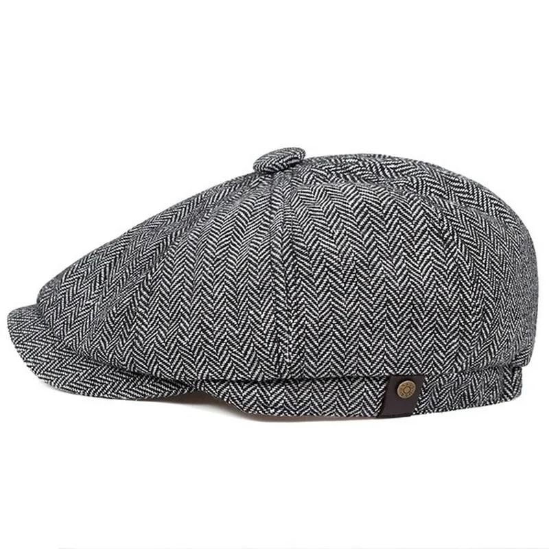 Męska bawełniana ośmiokątna cz – Vintage Fashion Hats recenzja i cena