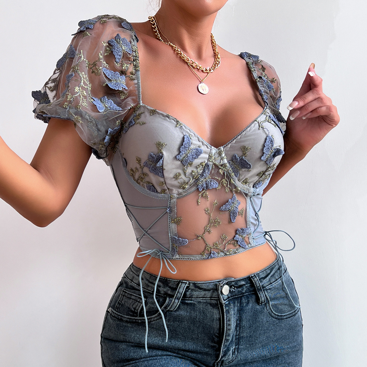 Yimunancy krótkie bluzki z kwi – Crochet Top Boho recenzja i cena